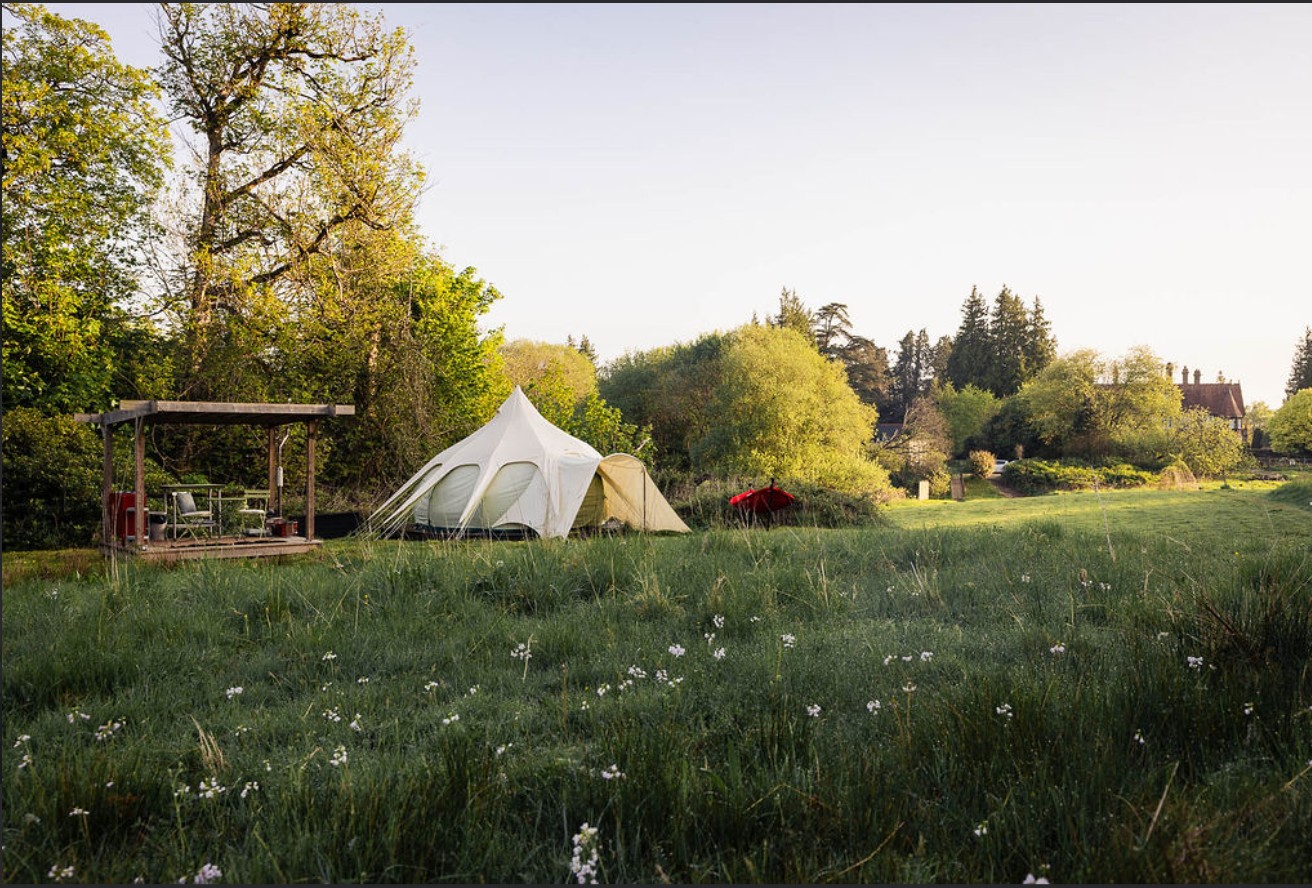 Tent exterior