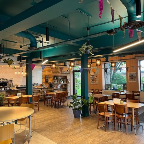 Calm yoga practice space in Whitley Bay